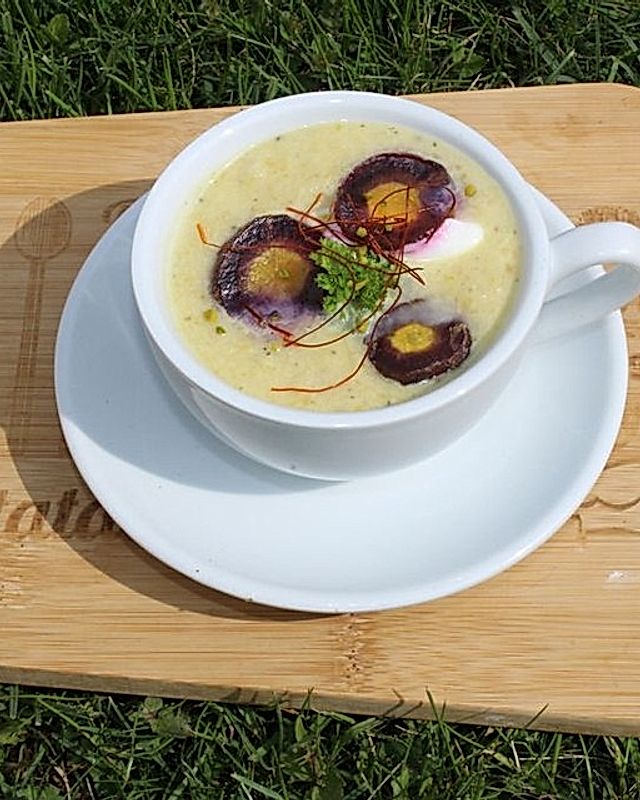 Kohlrabi-Möhren-Cremesuppe