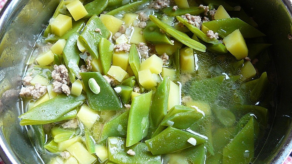 Einfacher Bohneneintopf mit Hackfleisch von Rike2| Chefkoch Einfacher Bohneneintopf mit Hackfleisch von Rike2| Chefkoch