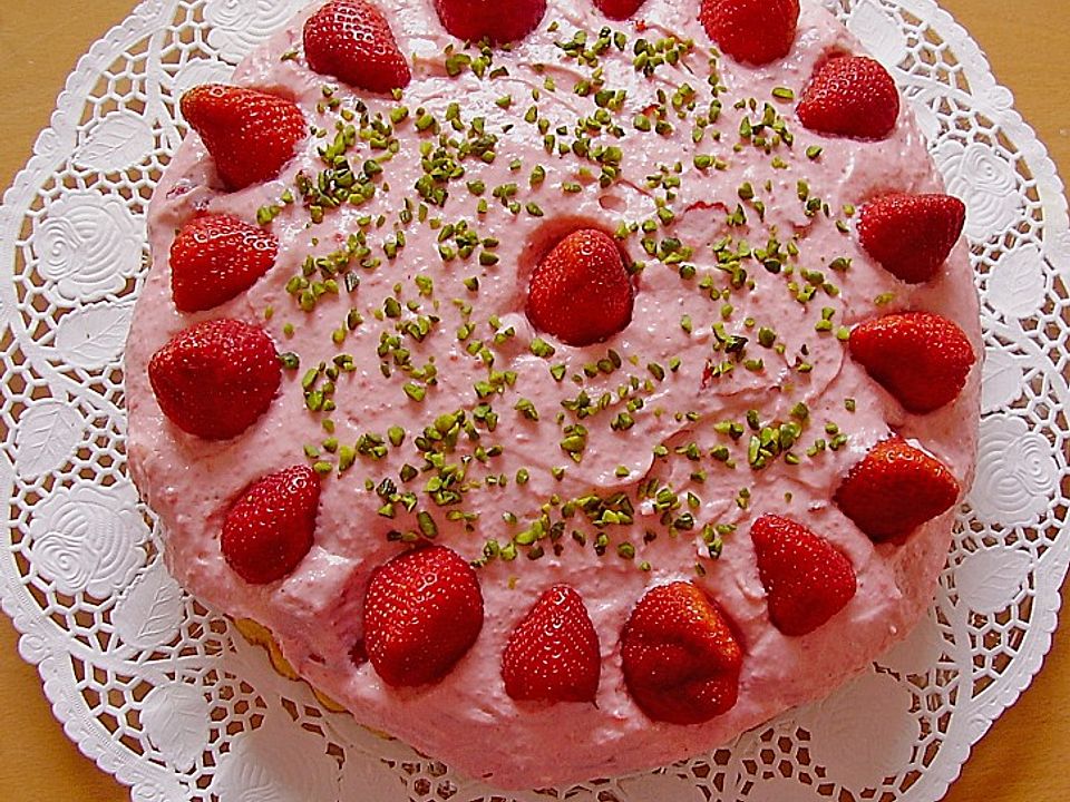 Erdbeer-Frischkäse-Torte| Chefkoch
