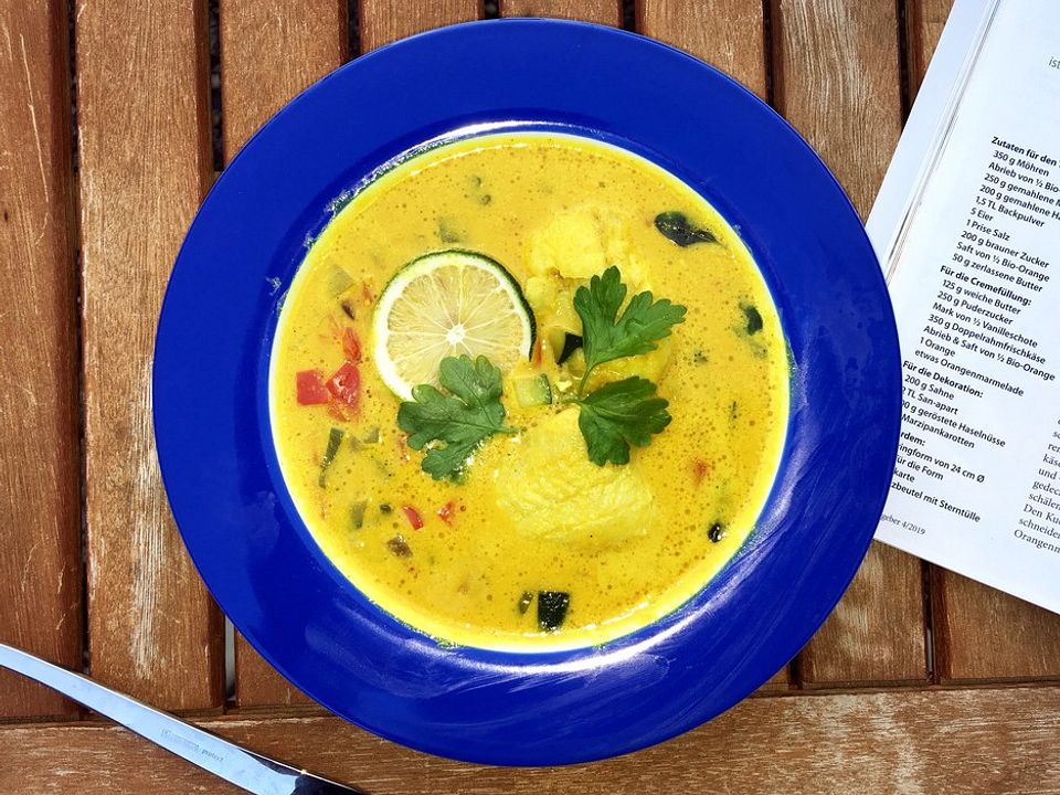 Gelbe Currysuppe mit Fisch von fillara | Chefkoch