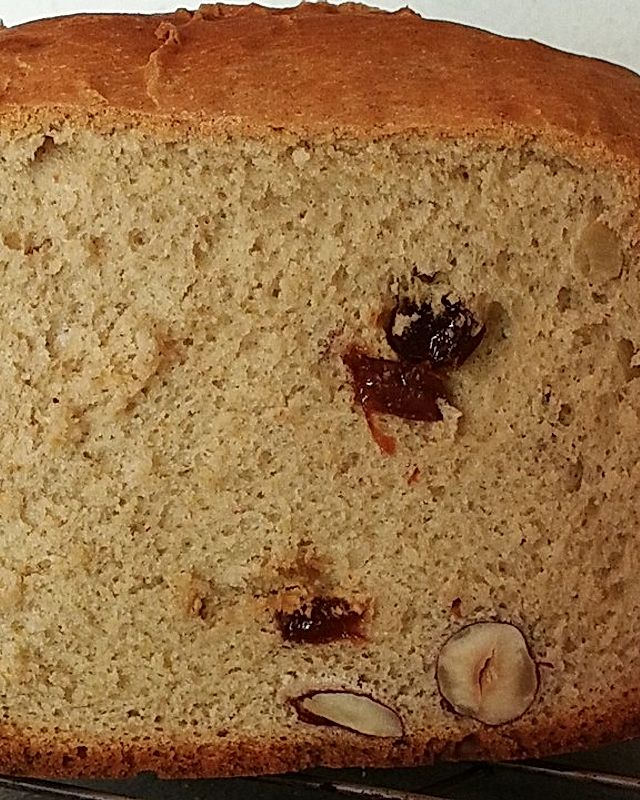 Süßes Brot aus der Brotbackmaschine
