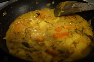 Gemusecurry Sri Lanka Mit Veganem Entenersatz Von Veganmitnilla Chefkoch 