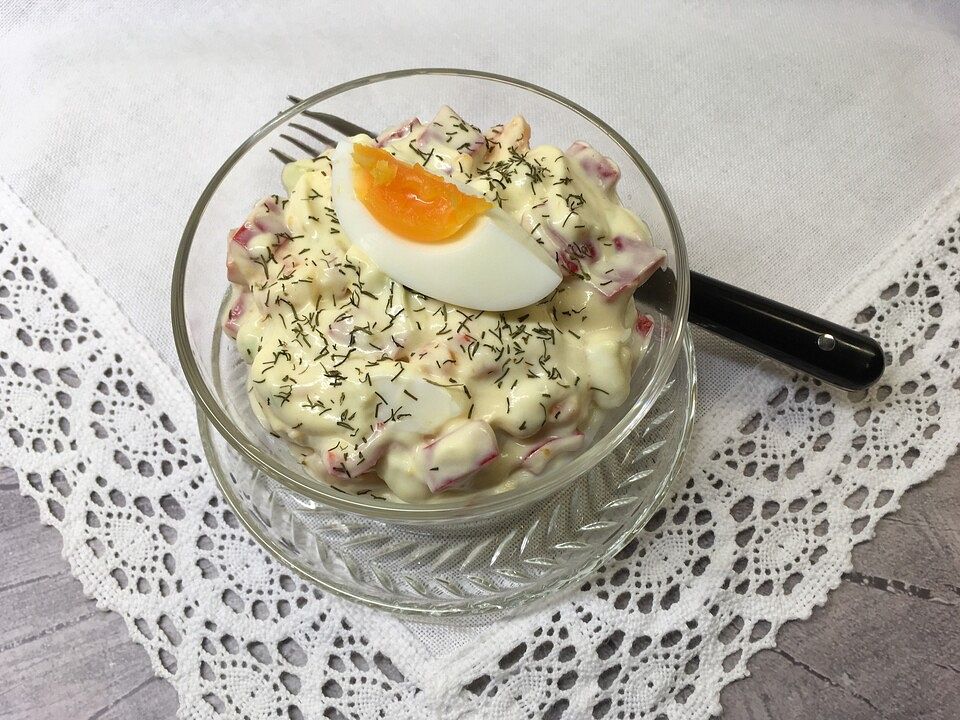 Eiersalat mit Senfdressing von woelfchen28| Chefkoch