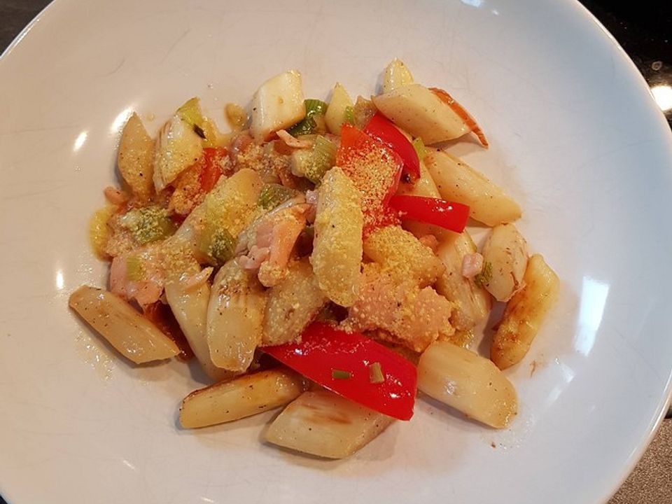 Gebratener Spargel mit Räucherlachs von kneuroth| Chefkoch