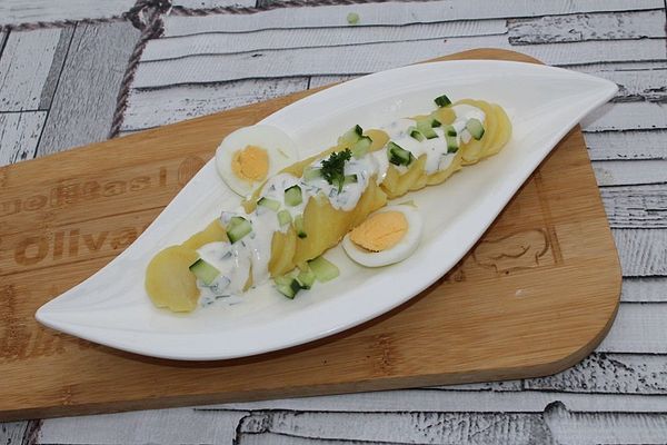 Vegetarischer Kartoffelsalat ohne Mayonnaise von PietLudwig | Chefkoch