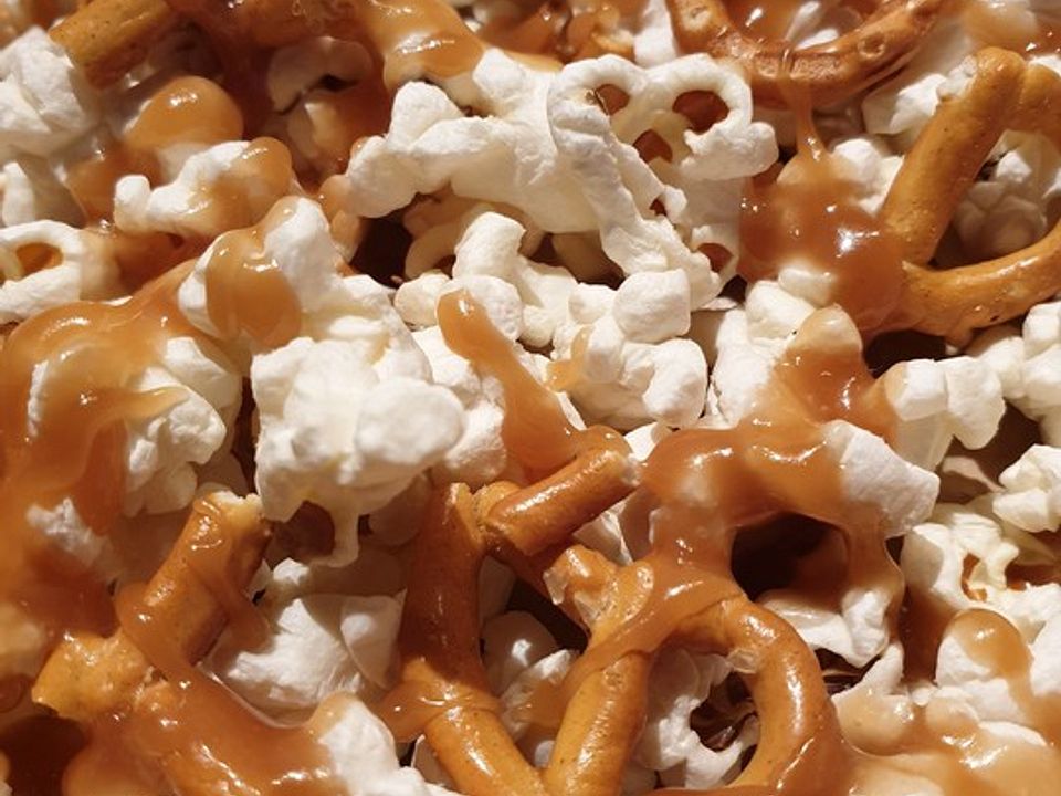 KaramellPopcorn mit Salzbrezeln von Tanja7406 Chefkoch