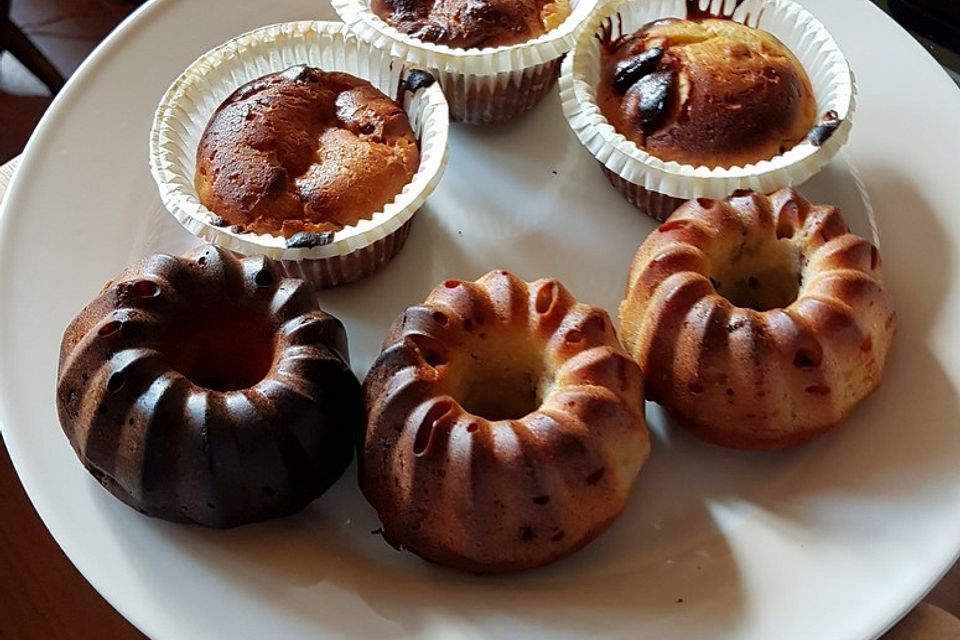 Quark-Preiselbeer-Muffins