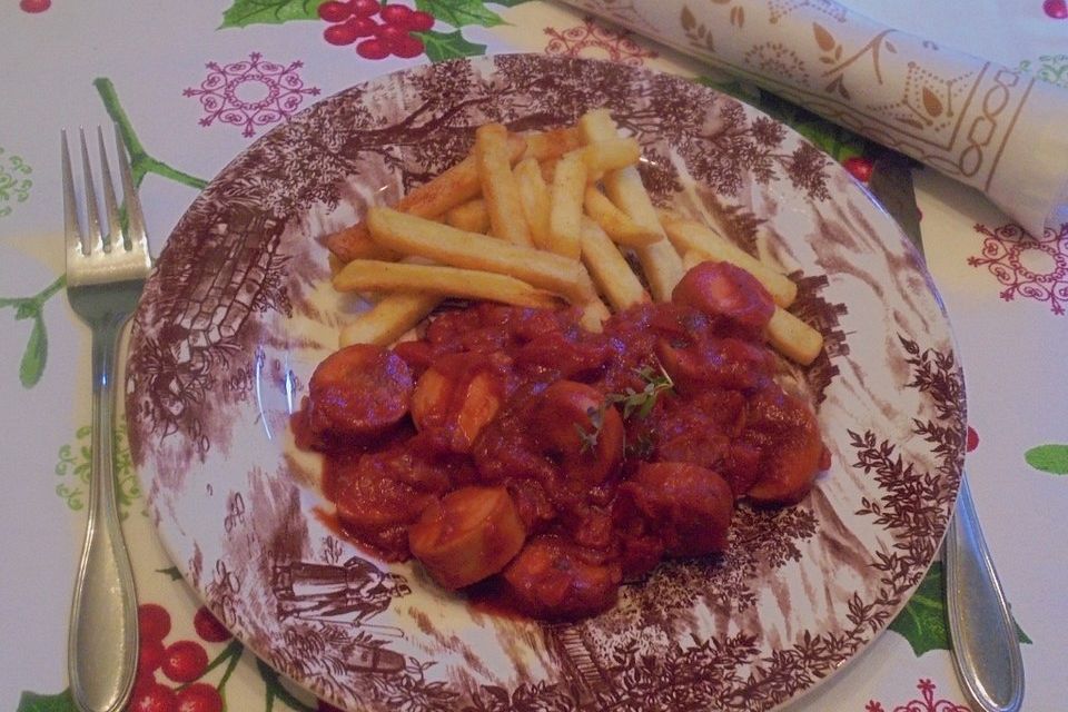 Currywurst-Gulasch