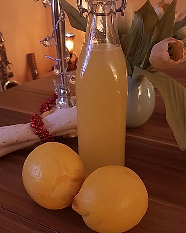 Zitronensirup für selbstgemachte Limonade