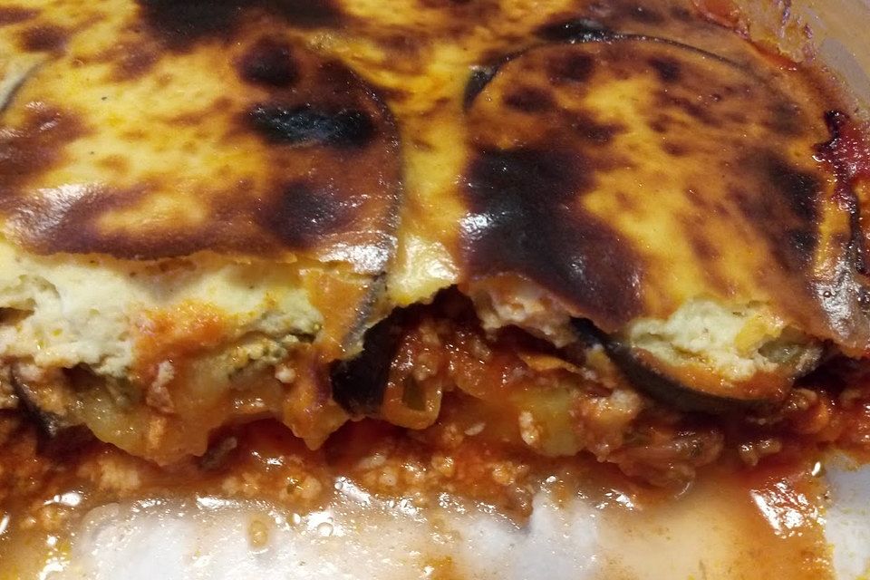 Moussaka mit Joghurt