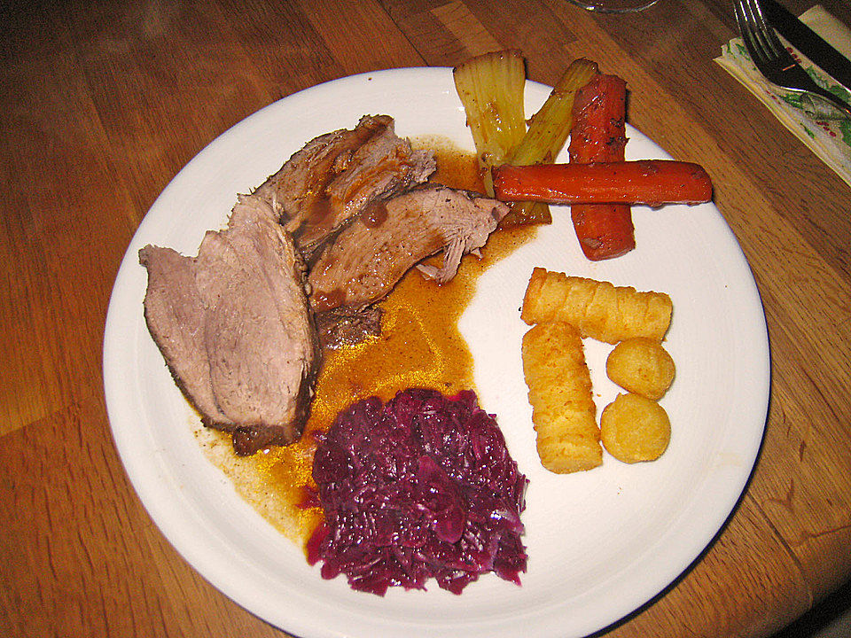 Wildschweinkeule, rustikal von Pumsmogul| Chefkoch