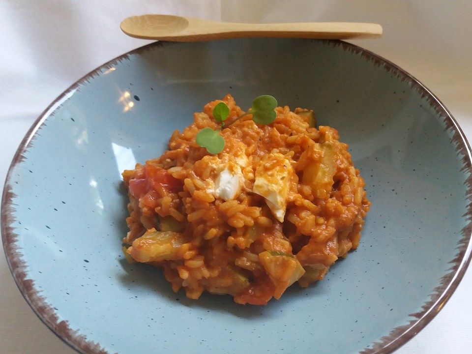 Djuvec-Reis mit Feta und Zucchini von alexandradugas | Chefkoch