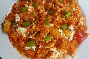 Djuvec Reis Mit Feta Und Zucchini Von Alexandradugas Chefkoch 