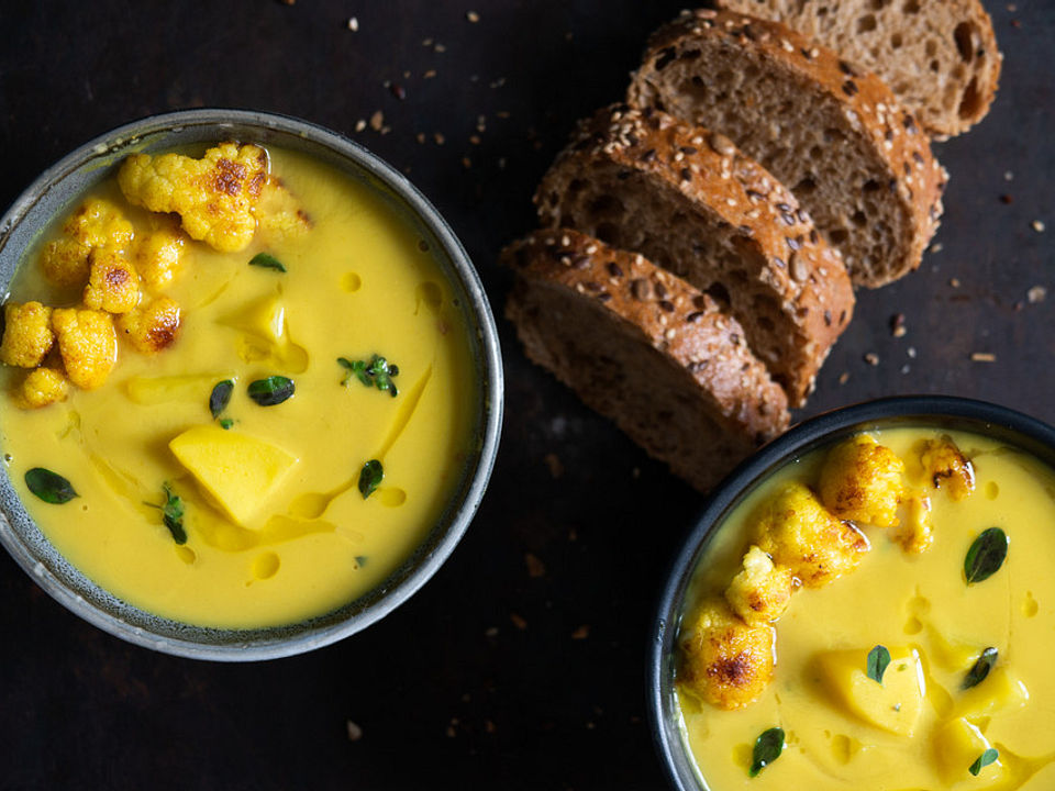 Blumenkohl-Currysuppe mit Kartoffeln von Tellerabgeleckt| Chefkoch