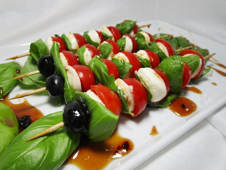 Schnelle Mozzarellaspiesse Caprese Von Kathipassenger Chefkoch