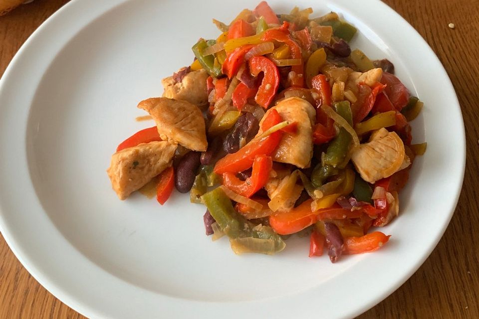 Chicken Fajita Pfanne