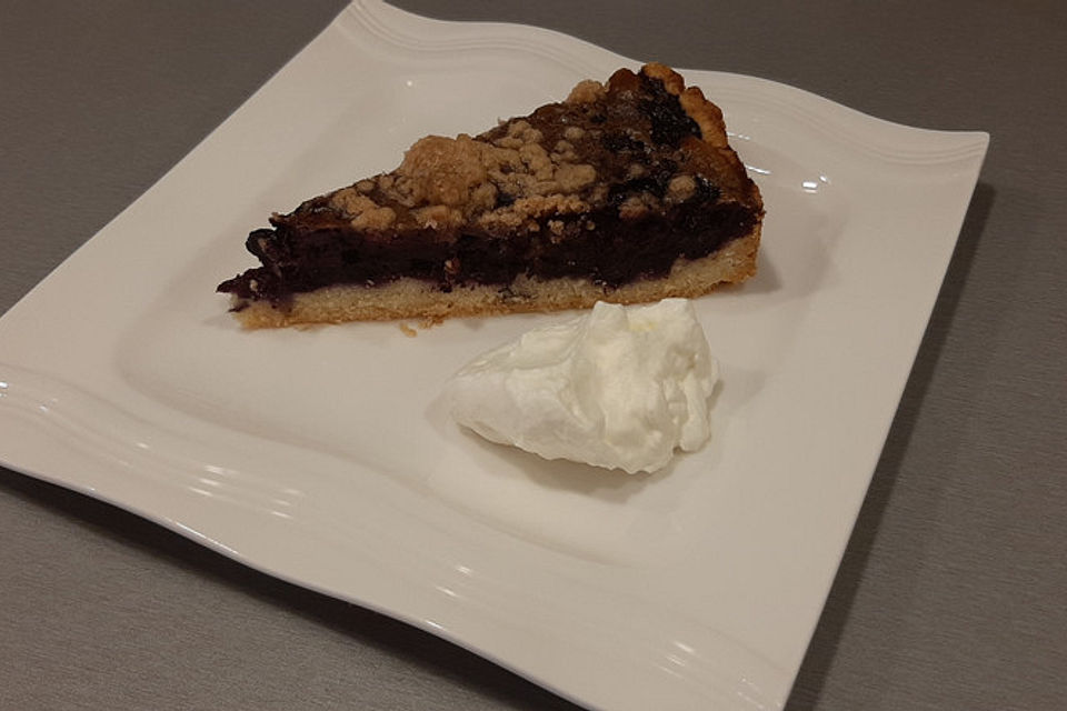 Blaubeerkuchen mit Streuseln Blaubeerkuchen mit Streuseln