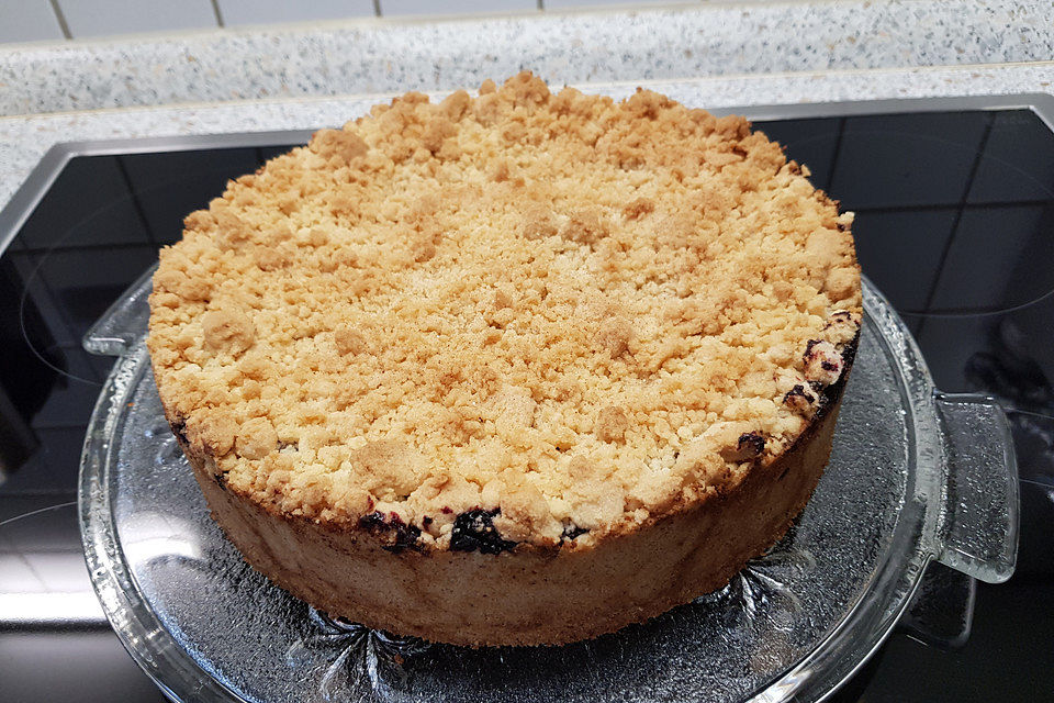 Blaubeerkuchen mit Streuseln Blaubeerkuchen mit Streuseln