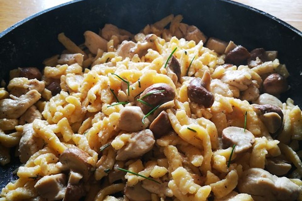 Jäger-Spätzle-Pfanne