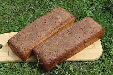 Einkorn-Weizen-Vollkorn-Sauerteig-Brot mit Amarant, Leinsamen und Buttermilch