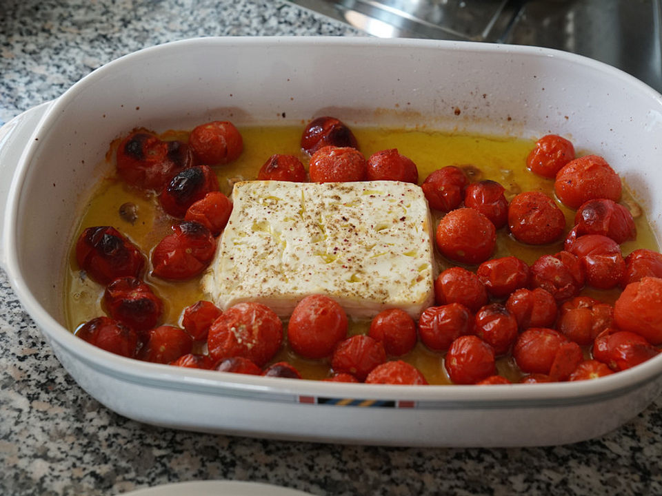 Ofen-Feta mit Tomaten von Jasmintm| Chefkoch