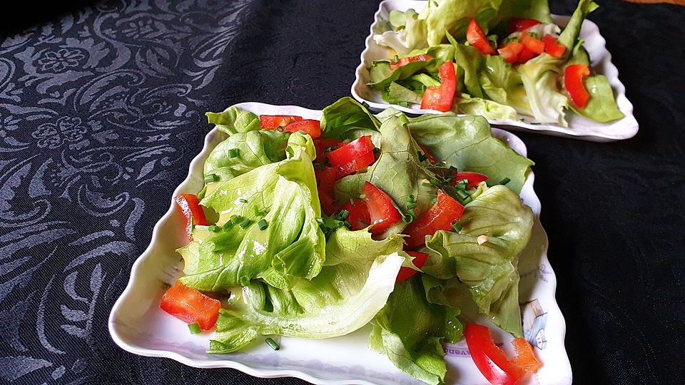 Kopfsalat Mit Roter Paprika Von Rike2 Chefkoch 