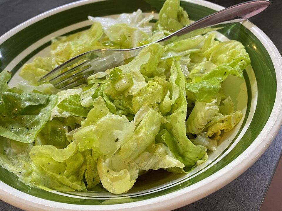 Kopfsalat mit roter Paprika von Rike2| Chefkoch