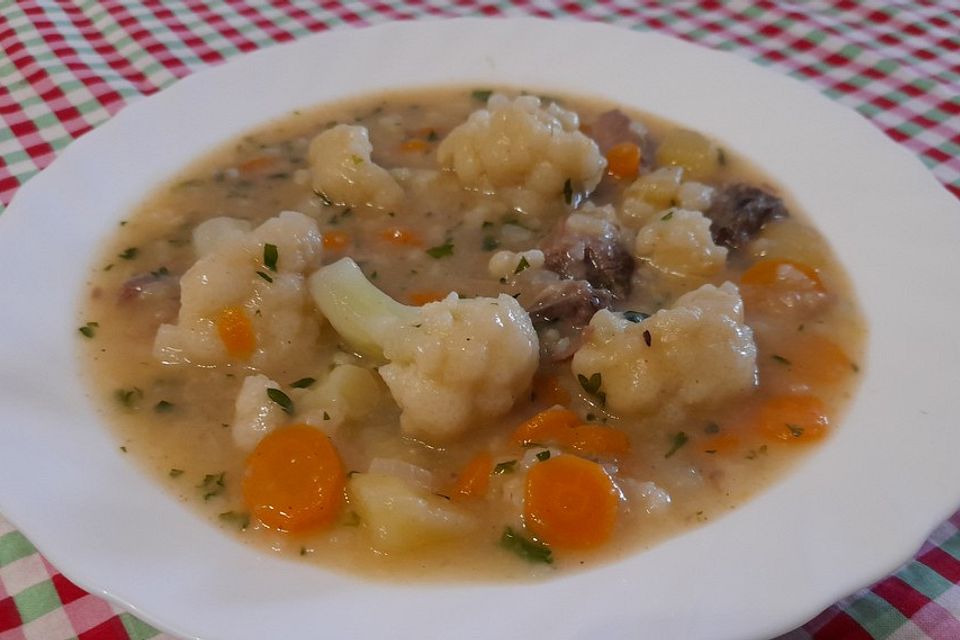 Blumenkohlsuppe