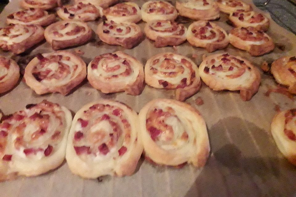 Flammkuchenschnecken