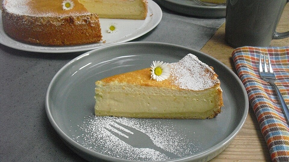Käsekuchen mit 2 Schichten von minizeh
