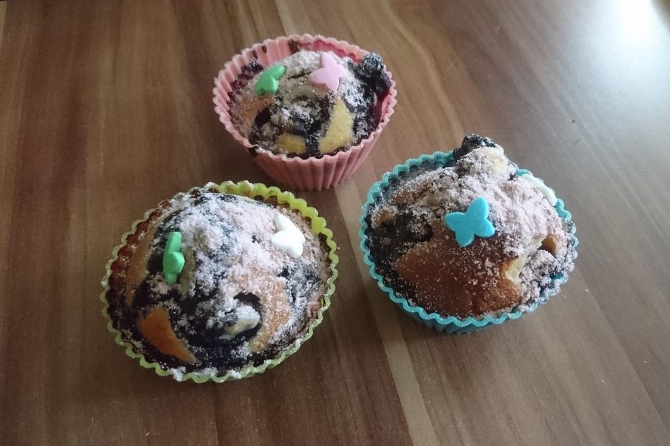 Blaubeer-Vanille-Muffins