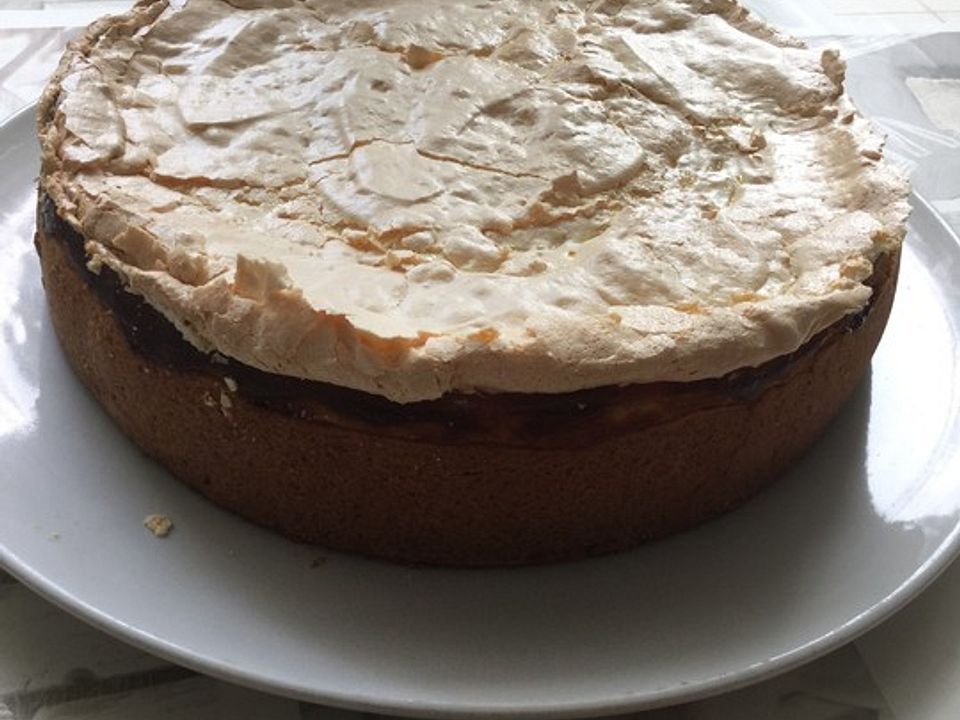 Vanille-Käsekuchen mit Brombeeren und Baiser von billionJules| Chefkoch