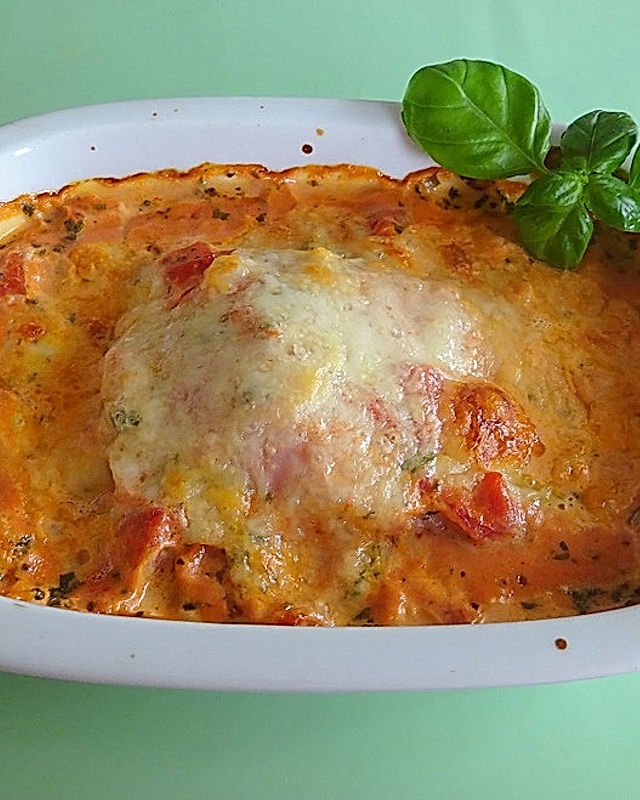 Tomaten-Mozzarella-Schnitzel