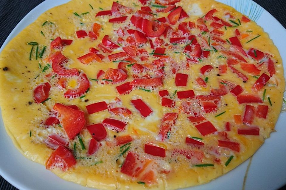 Buntes Gemüse-Omelette