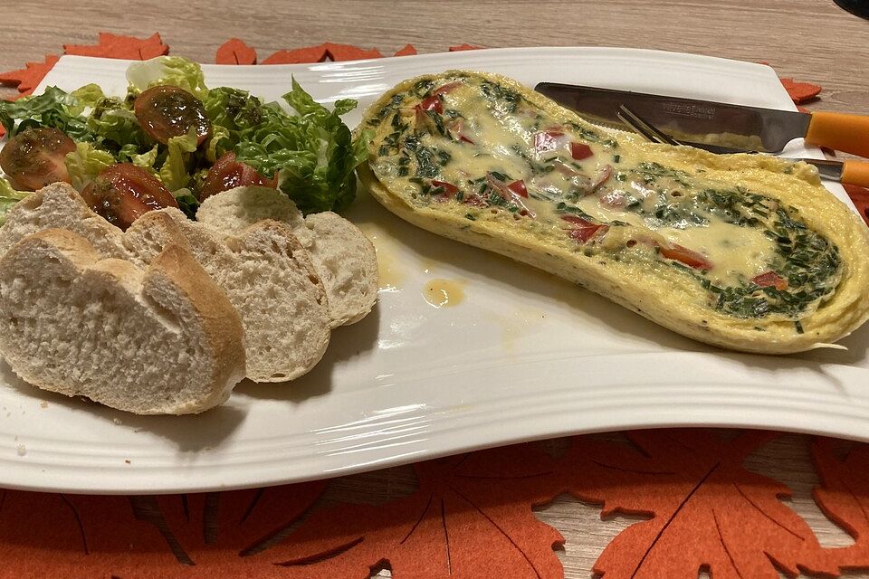 Buntes Gemüse-Omelette