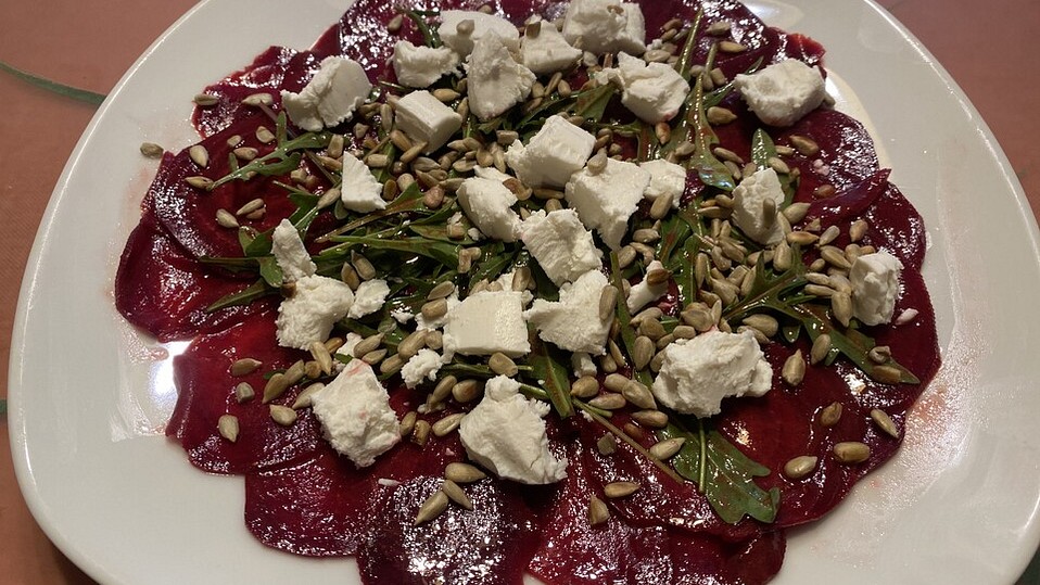 Rote und Gelbe Bete Carpaccio von hexefischer
