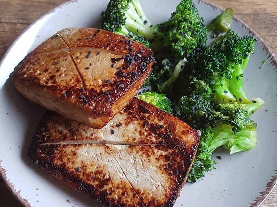 Süßer Tofu mit Brokkoli| Chefkoch