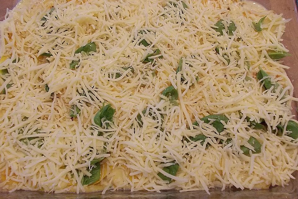 Kartoffel-Kürbis Gratin alla Napolitana