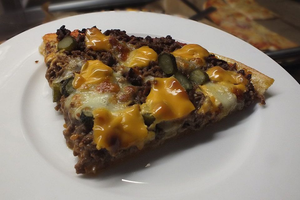 Cheeseburger-Pizza