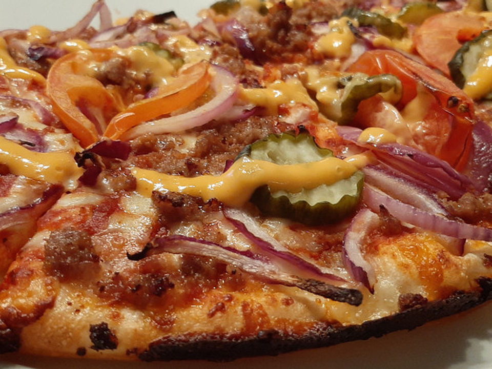 Cheeseburger Pizza Von Zuiko Chefkoch