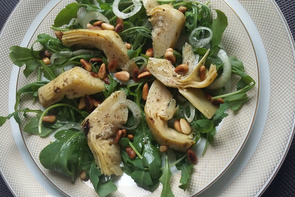 Artischocken-Rucola-Salat