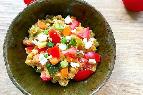 Rote Linsensalat mit Feta von KarinKnorr| Chefkoch