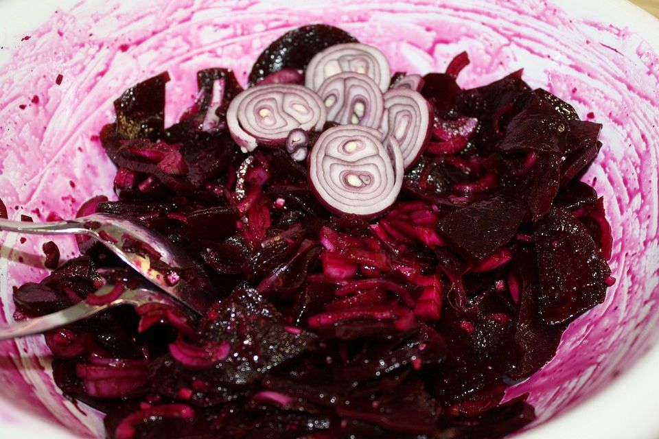 Rote Bete-Salat, einfach