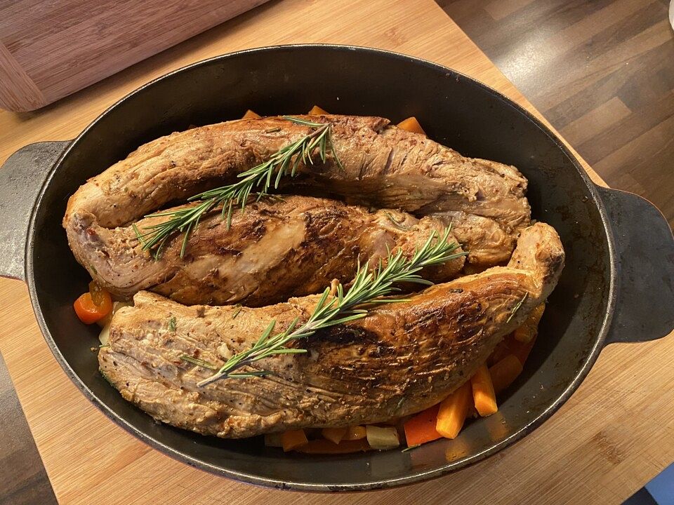 Mariniertes Schweinefilet auf Ofengemüse von daniju87 Chefkoch