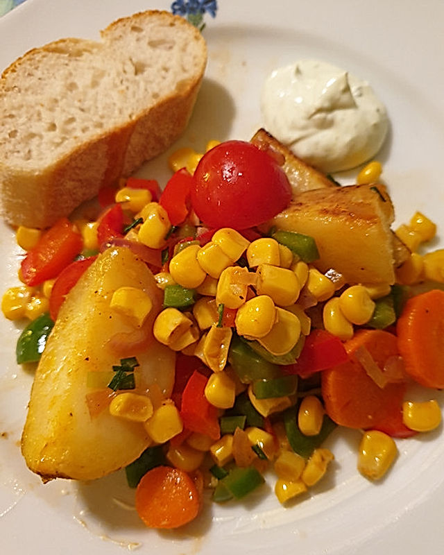 McMoes bunter Texmex-Kartoffel-Salat