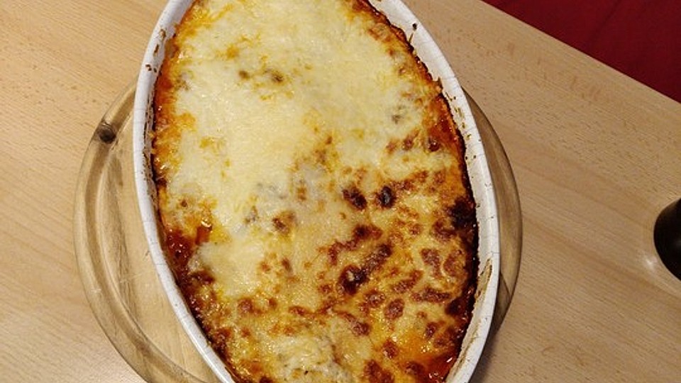 Low Carb Lasagne Mit Nudelplatten Und Bechamelsauce Aus Sojamehl Von Meistergig Chefkoch 