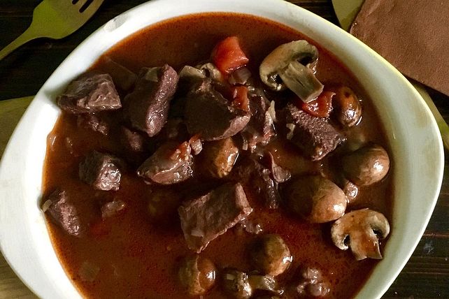 Boeuf Chasseur - französisches Gulasch von kochzauber151| Chefkoch