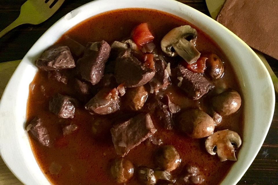 Boeuf Chasseur - französisches Gulasch