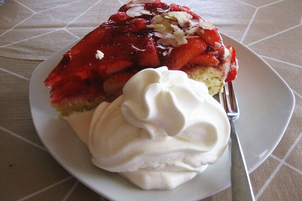 Erdbeerkuchen