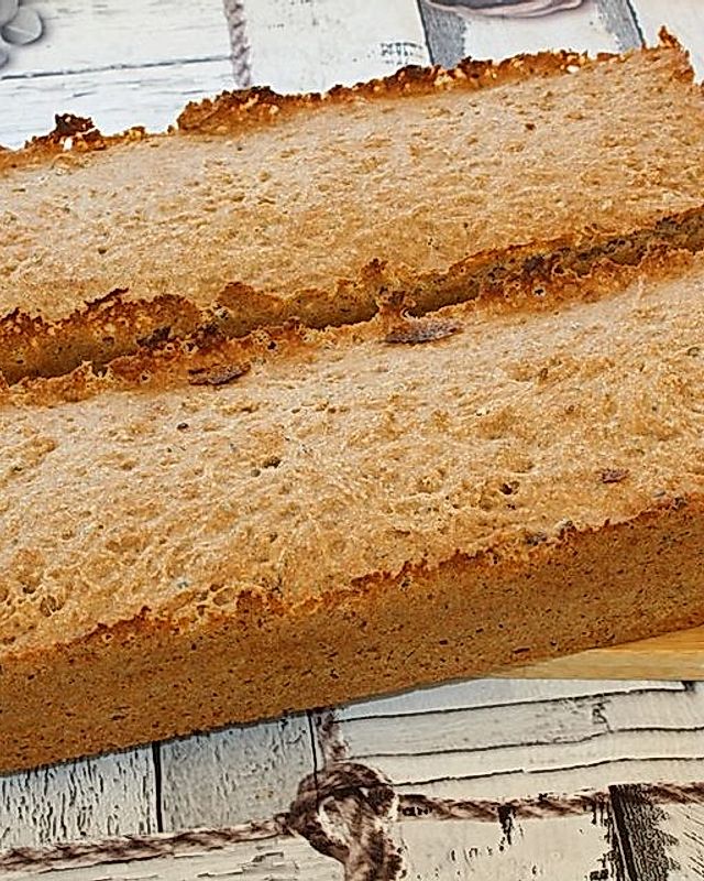 Hanfsamen-Vollkorn-Brot mit Sauerteig